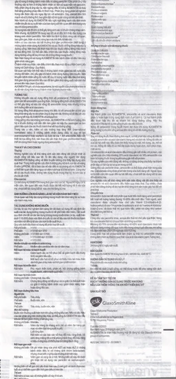 Bột Augmentin 500mg/62.5mg GSK điều trị nhiễm khuẩn (12 gói)