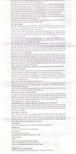 Thuốc Augmex Duo Korea United điều trị viêm phế quản, viêm bàng quang (2 vỉ x 10 viên) 