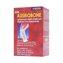 Thuốc Ausbiobone Biopharm điều trị triệu chứng thoái hóa khớp gối nhẹ và trung bình (60 viên)
