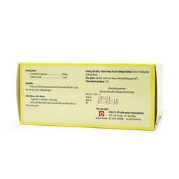 Thuốc Ausginin 500 Nam Hà điều trị những bệnh lý về gan gây tăng amoniac trong máu (6 vỉ x 10 viên)