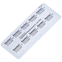 Thuốc Bambec 10mg AstraZeneca điều trị hen phế quản, co thắt phế quản (3 vỉ x 10 viên)