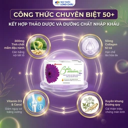 Viên giúp bổ sung nội tiết tố nữ estrogen Bảo Xuân 50+ Nam Dược (3 vỉ x 10 viên) 3