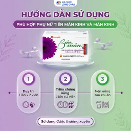 Viên giúp bổ sung nội tiết tố nữ estrogen Bảo Xuân 50+ Nam Dược (3 vỉ x 10 viên) 5