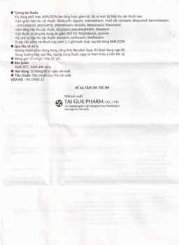 Hỗn dịch Barudon Susp Clesstra giảm đau nhanh trong viêm dạ dày, loét dạ dày - tá tràng (20 gói x 10ml)