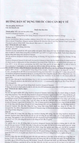 Thuốc Batigan 300mg Phương Đông hỗ trợ điều trị nhiễm HIV-1, viêm gan B mạn tính (3 vỉ x 10 viên)