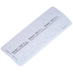 Thuốc Betaloc Zok 50mg AstraZeneca điều trị tăng huyết áp (2 vỉ x 14 viên)
