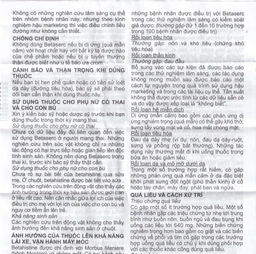 Thuốc Betaserc 16mg Abbott điều trị rối loạn tiền đình (3 vỉ x 20 viên)