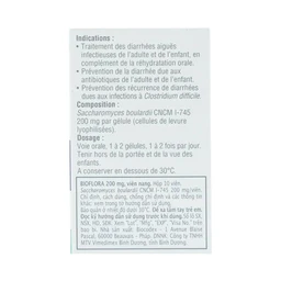 Thuốc Bioflora 200mg Biocodex điều trị tiêu chảy (10 viên)