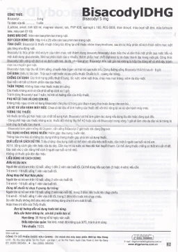 Thuốc BisacodylDHG điều trị táo bón, thải sạch ruột (4 vỉ x 25 viên)