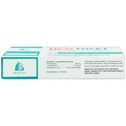 Thuốc Bostacet Boston điều trị các cơn đau từ trung bình đến nặng (2 vỉ x 10 viên)