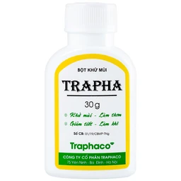 Bột Trapha khử mùi hôi chân và nách (30g)