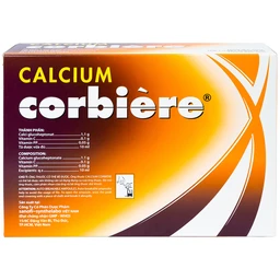 Dung dịch uống Calcium Corbière Sanofi điều trị thiếu canxi, loãng xương (3 vỉ x 10 ống x 10ml)