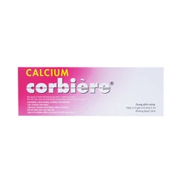 Dung dịch uống Calcium Corbière Sanofi điều trị thiếu canxi, loãng xương (3 vỉ x 10 ống x 5ml)