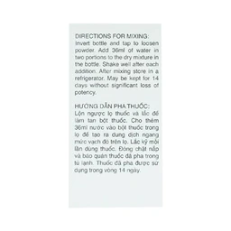 Bột pha hỗn dịch uống Ceclor 125mg Menarini điều trị nhiễm khuẩn (60ml)