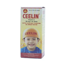 Siro Ceelin United bổ sung vitamin C, tăng cường sức đề kháng (30ml)