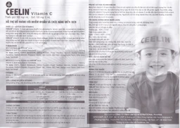 Siro Ceelin United bổ sung vitamin C, tăng cường sức đề kháng (60ml)