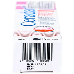 Kem dưỡng ẩm Ceradan Ceramide Skin Barrier Repair Cream dành da khô, da kích ứng 30g