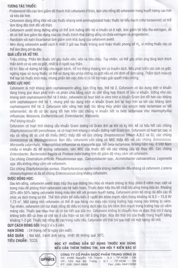 Thuốc Cezirnate 250 mg Uphace điều trị nhiễm khuẩn thể nhẹ đến vừa ở đường hô hấp (2 vỉ x 5 viên)