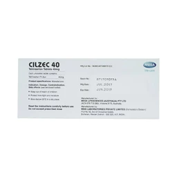 Thuốc Cilzec 40 MSN điều trị cao huyết áp (3 vỉ x 10 viên)