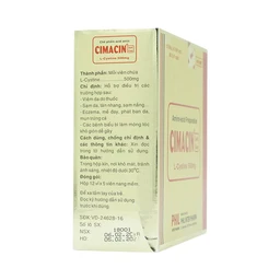 Thuốc Cimacin Phil hỗ trợ điều trị viêm da, sạm da (12 vỉ x 5 viên)