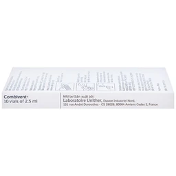 Dung dịch khí dung Combivent Boehringer kiểm soát co thắt phế quản (1 vỉ x 10 ống)