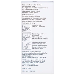 Dung dịch khí dung Combivent Boehringer kiểm soát co thắt phế quản (1 vỉ x 10 ống)