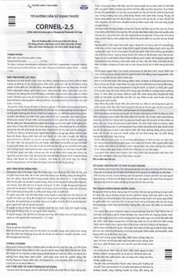 Thuốc Corneil Đạt Vi Phú điều trị tăng huyết áp, đau thắt ngực (6 vỉ x 10 viên)