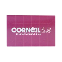 Thuốc Corneil Đạt Vi Phú điều trị tăng huyết áp, đau thắt ngực (6 vỉ x 10 viên)