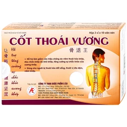 Viên giảm triệu chứng viêm thoái hóa Cốt Thoái Vương ( 3 vỉ x 10 viên )