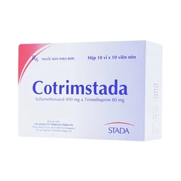 Thuốc Cotrimstada Stada điều trị nhiễm khuẩn (10 vỉ x 10 viên)