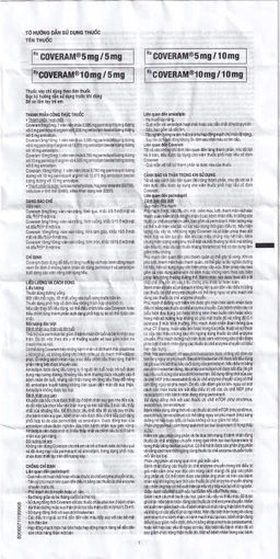 Thuốc Coveram 5mg/10mg Servier điều trị tăng huyết áp (30 viên)