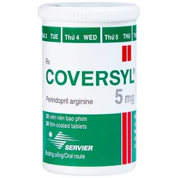 Thuốc Coversyl 5mg Servier điều trị tăng huyết áp (30 viên)