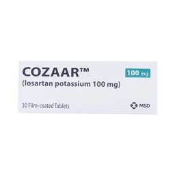 Thuốc Cozaar 100mg MSD điều trị tăng huyết áp (3 vỉ x 10 viên)