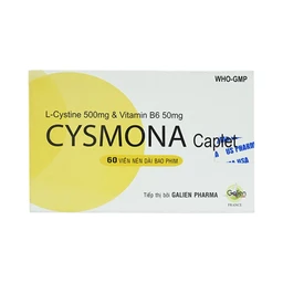 Thuốc Cysmona Galien điều trị hỗ trợ rụng tóc, tóc chẻ, tóc dễ gãy (6 vỉ x 10 viên)