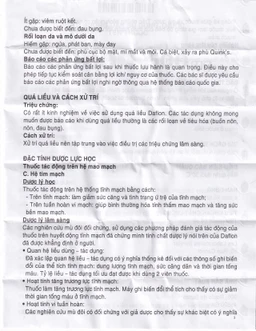 Thuốc Daflon 500mg Servier điều trị các triệu chứng liên quan đến suy giảm tĩnh mạch bạch huyết và trĩ cấp (60 viên)