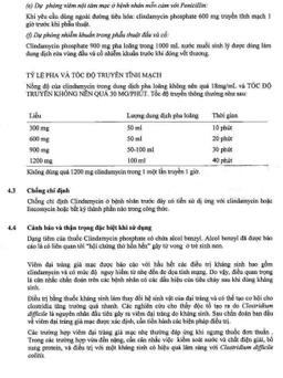 Thuốc tiêm Dalacin C 600mg/4ml Pfizer điều trị nhiễm khuẩn (4ml) 5