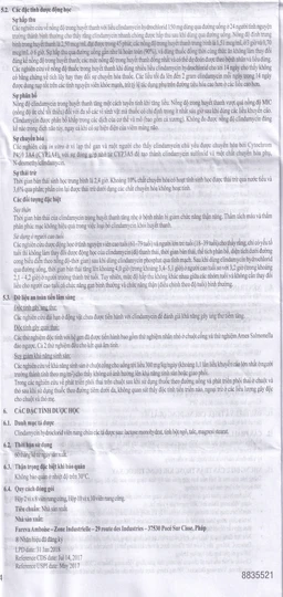 Thuốc Dalacin C 300mg Pfizer điều trị nhiễm khuẩn (2 vỉ x 8 viên)