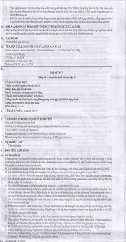 Thuốc Dalacin C 300mg Pfizer điều trị nhiễm khuẩn (2 vỉ x 8 viên)