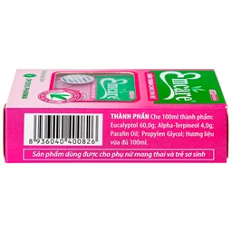 Dầu tràm Emcare cho bé ngừa cảm, xoa bóp giảm đau nhức (25ml)