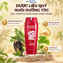 Dầu gội dược liệu Thái Dương 3 Hoa Đào làm mềm mượt và bồng bềnh tóc (200ml) 3