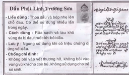 Dầu Phật Linh Trường Sơn điều trị cảm, ho, sổ mũi, nhức đầu, say nắng (10 chai x 1.5ml)
