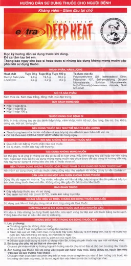 Kem Extra Deep Heat Rohto điều trị triệu chứng đau do các bệnh thấp khớp, viêm khớp (30g)
