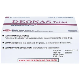 Thuốc Deonas 50mg Korea Prime làm giãn cơ xương (10 vỉ x 10 viên)