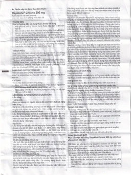 Thuốc Depakine Chrono 500mg Sanofi điều trị động kinh (30 viên)