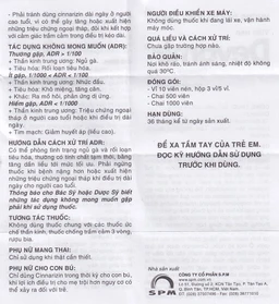 Thuốc Devomir S.P.M ohòng ngừa say sóng, say tàu xe, máy bay (3 vỉ x 10 viên)