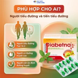 Viên hỗ trợ giảm đường huyết Diabetna Nam Dược (4 vỉ x 10 viên) 4