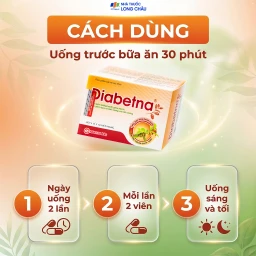 Viên hỗ trợ giảm đường huyết Diabetna Nam Dược (4 vỉ x 10 viên) 5