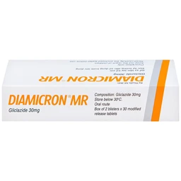 Thuốc Diamicron MR Servier điều trị tiểu đường típ 2 (2 vỉ x 30 viên)