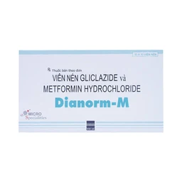Thuốc Dianorm-M Micro điều trị đái tháo đường (10 vỉ x 10 viên)