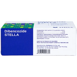 Thuốc cốm Dibencozide Stella 2mg điều trị hỗ trợ chán ăn, suy dinh dưỡng, chậm lớn (10 gói x 1.5g)